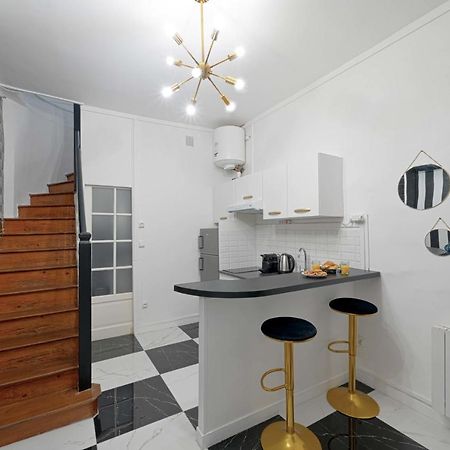 Black & White - Chic & Petit Maison- Pigalle 9Eme Apartment Paris Bagian luar foto